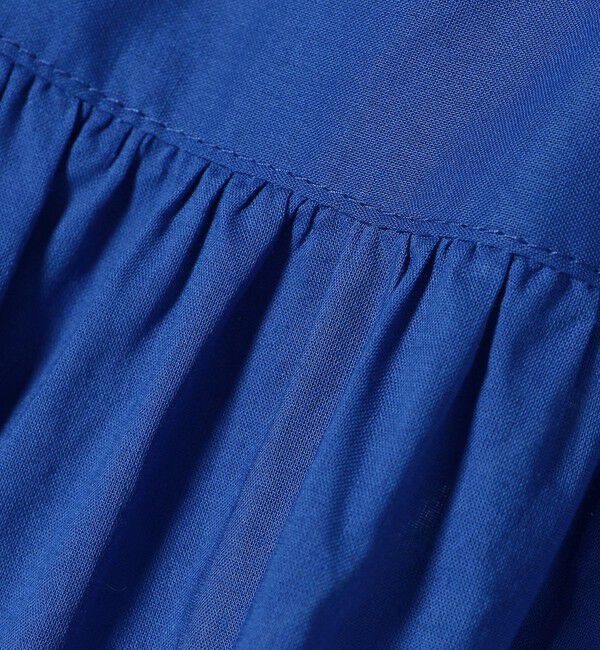 quaranciel「quaranciel:〈手洗い可能〉コットン フリルネック フレアスリーブ ブラウス」|シャツ・ブラウス|