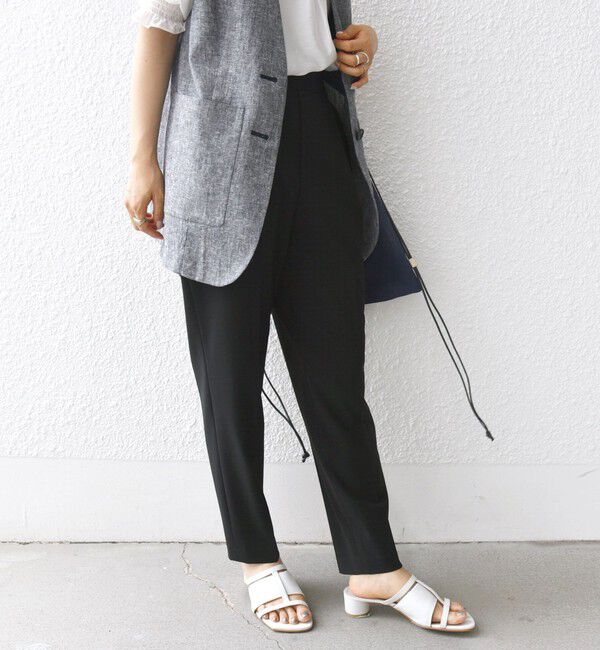 SHIPS for women「〈手洗い可能〉ストレッチ テーパード パンツ」|その他|