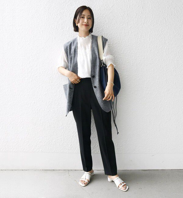 SHIPS for women「〈手洗い可能〉ストレッチ テーパード パンツ」|その他|