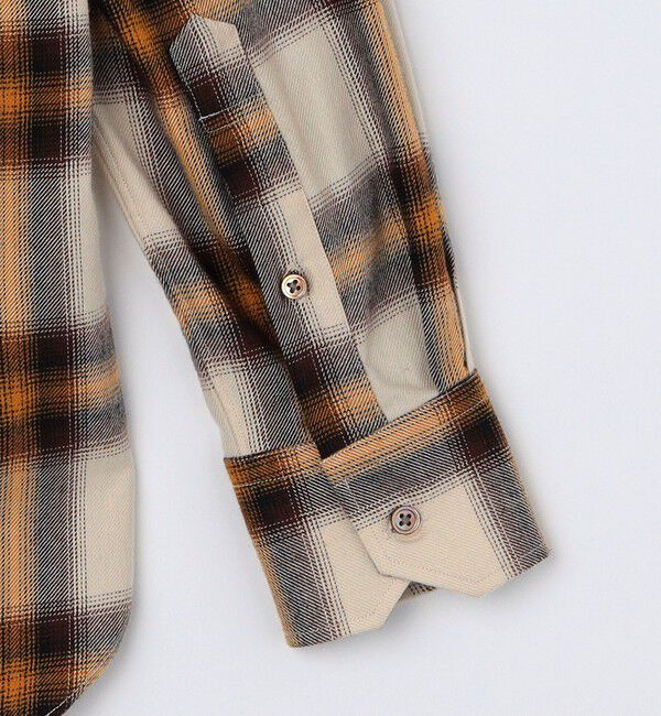 SHIPS「SHIPS: オンブレ チェック ボタンダウン ネルシャツ」|シャツ・ブラウス|