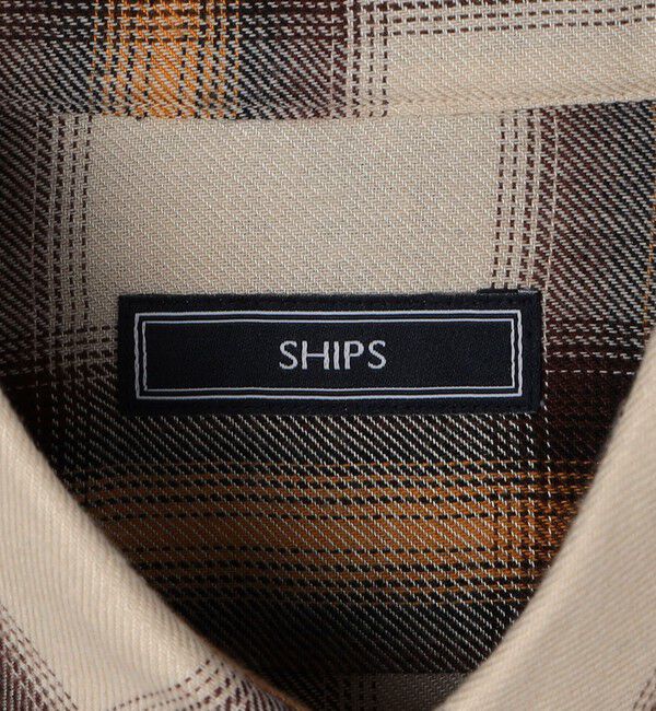 SHIPS「SHIPS: オンブレ チェック ボタンダウン ネルシャツ」|シャツ・ブラウス|