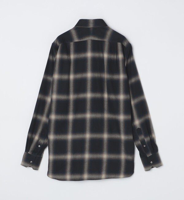 SHIPS「SHIPS: オンブレ チェック ボタンダウン ネルシャツ」|シャツ・ブラウス|