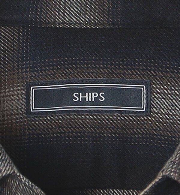 SHIPS「SHIPS: オンブレ チェック ボタンダウン ネルシャツ」|シャツ・ブラウス|