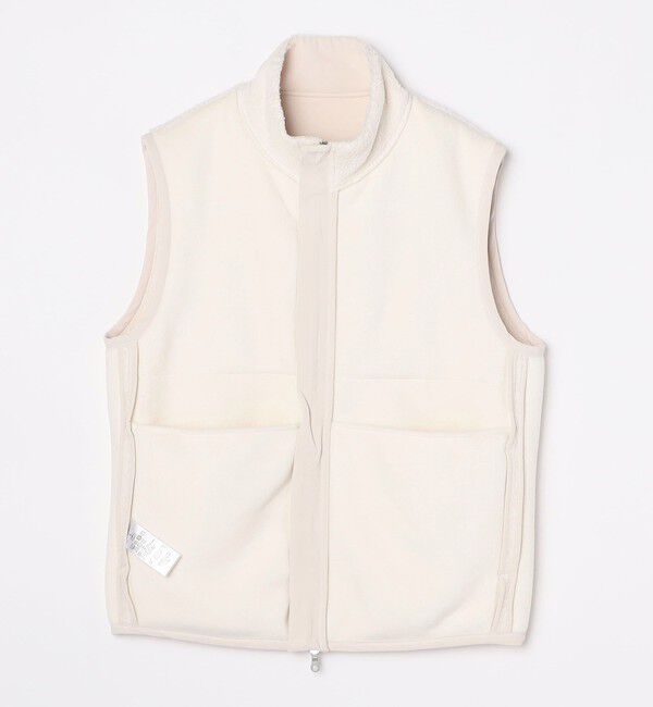 SHIPS any「SHIPS any: 〈洗濯機可能〉 コンビ ボア フリース スタンド ジップ ベスト◇」|ベスト・ジレ|