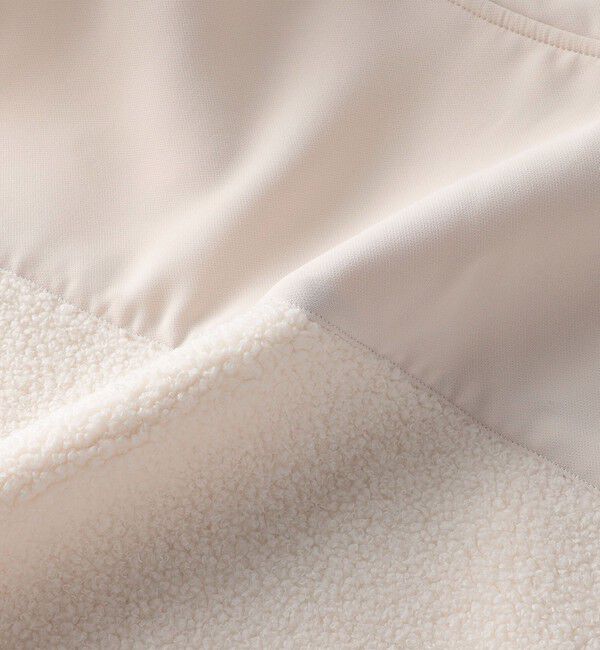 SHIPS any「SHIPS any: 〈洗濯機可能〉 コンビ ボア フリース スタンド ジップ ベスト◇」|ベスト・ジレ|