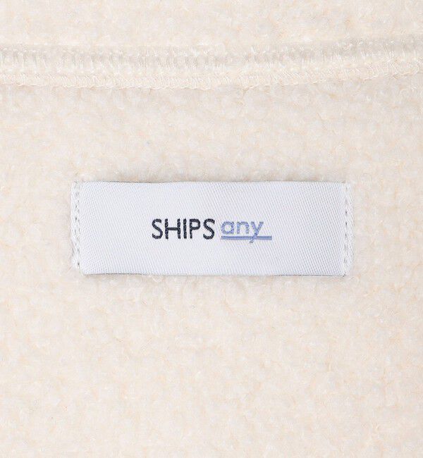 SHIPS any「SHIPS any: 〈洗濯機可能〉 コンビ ボア フリース スタンド ジップ ベスト◇」|ベスト・ジレ|