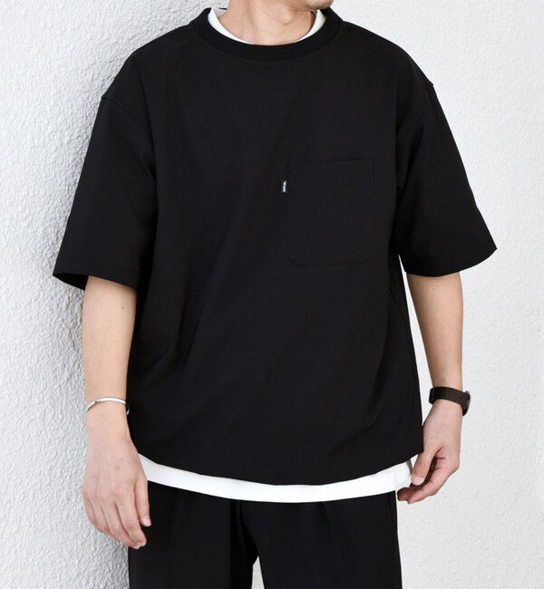 SHIPS any「SHIPS any:〈吸水速乾〉Rapidry スピンドル リラックス Tシャツ(セットアップ対応)◇」|Tシャツ・カットソー|