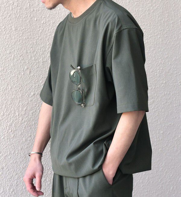 SHIPS any「SHIPS any:〈吸水速乾〉Rapidry スピンドル リラックス Tシャツ(セットアップ対応)◇」|Tシャツ・カットソー|