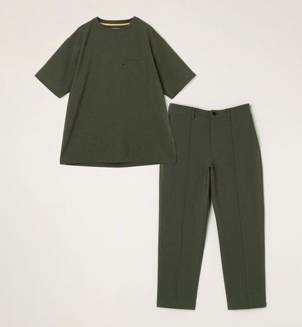 SHIPS any「SHIPS any:〈吸水速乾〉Rapidry スピンドル リラックス Tシャツ(セットアップ対応)◇」|Tシャツ・カットソー|