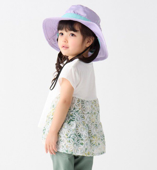 SHIPS Colors 「SHIPS Colors:フラワー ステッチ Tシャツ(80～130cm)」|Tシャツ・カットソー|