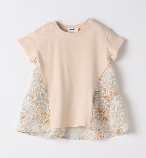 SHIPS Colors 「SHIPS Colors:フラワー ステッチ Tシャツ(80～130cm)」|Tシャツ・カットソー|