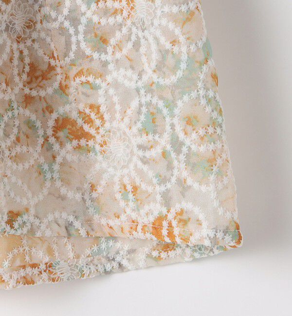 SHIPS Colors 「SHIPS Colors:フラワー ステッチ Tシャツ(80～130cm)」|Tシャツ・カットソー|