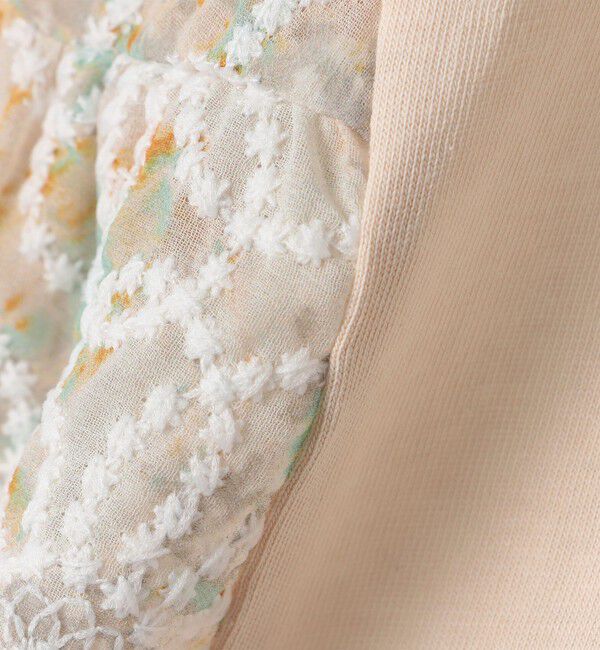 SHIPS Colors 「SHIPS Colors:フラワー ステッチ Tシャツ(80～130cm)」|Tシャツ・カットソー|