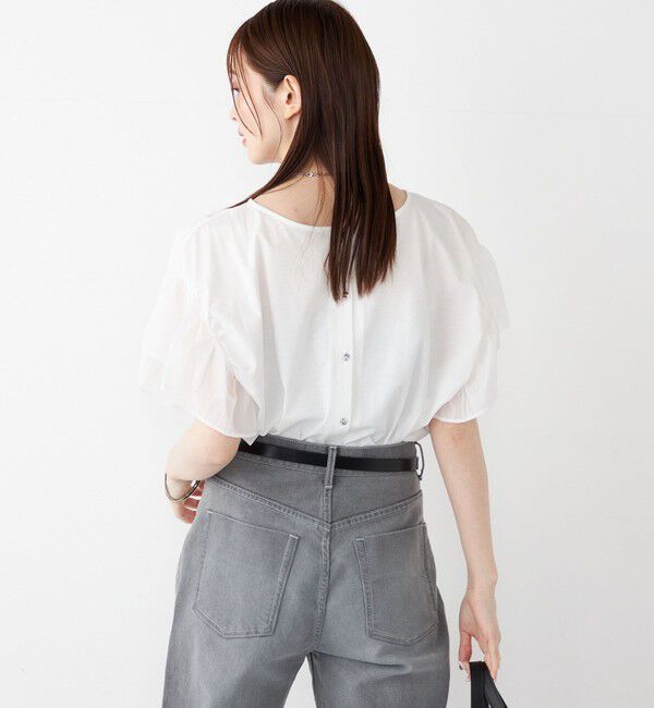 SHIPS Colors 「SHIPS Colors:〈手洗い可能〉シルケット 天竺 2WAY トップス◇」|Tシャツ・カットソー|