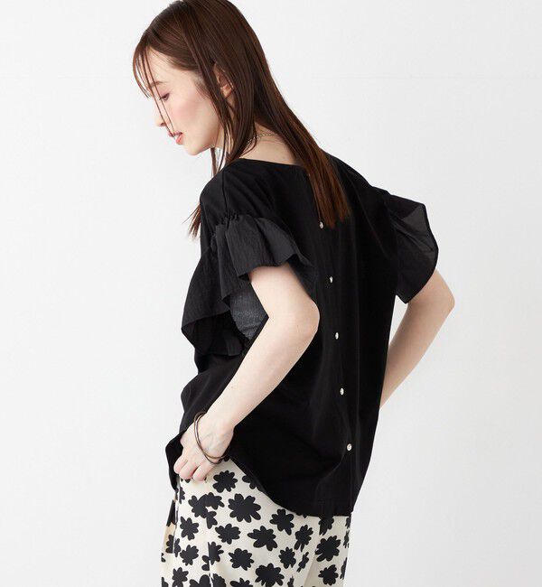 SHIPS Colors 「SHIPS Colors:〈手洗い可能〉シルケット 天竺 2WAY トップス◇」|Tシャツ・カットソー|