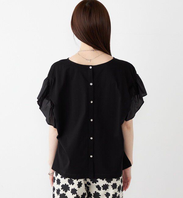 SHIPS Colors 「SHIPS Colors:〈手洗い可能〉シルケット 天竺 2WAY トップス◇」|Tシャツ・カットソー|