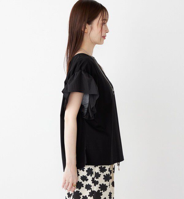 SHIPS Colors 「SHIPS Colors:〈手洗い可能〉シルケット 天竺 2WAY トップス◇」|Tシャツ・カットソー|