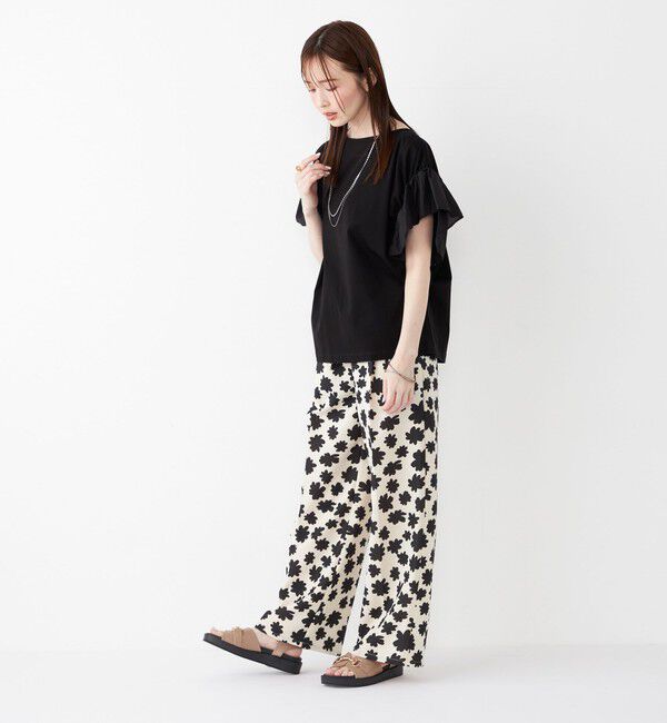 SHIPS Colors 「SHIPS Colors:〈手洗い可能〉シルケット 天竺 2WAY トップス◇」|Tシャツ・カットソー|