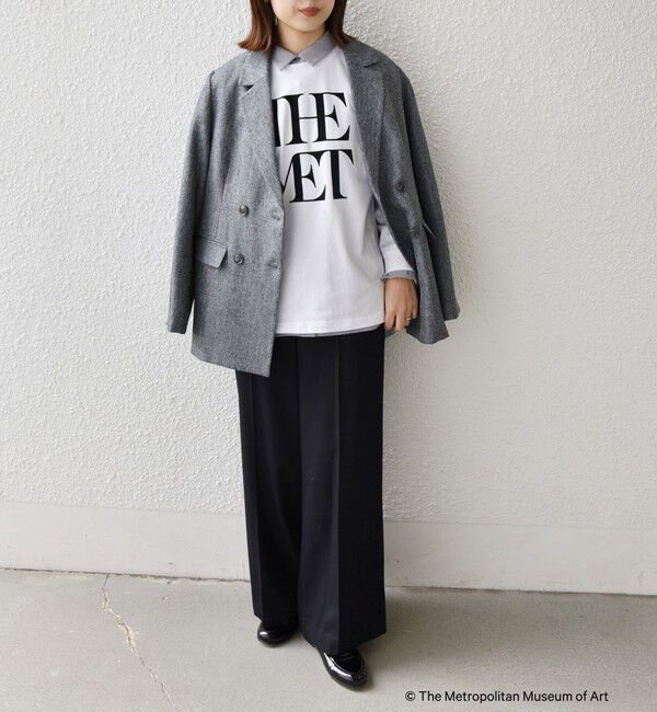 SHIPS Colors 「SHIPS Colors:The Met コラボ フロッキー ロゴ Tシャツ 2」|Tシャツ・カットソー|