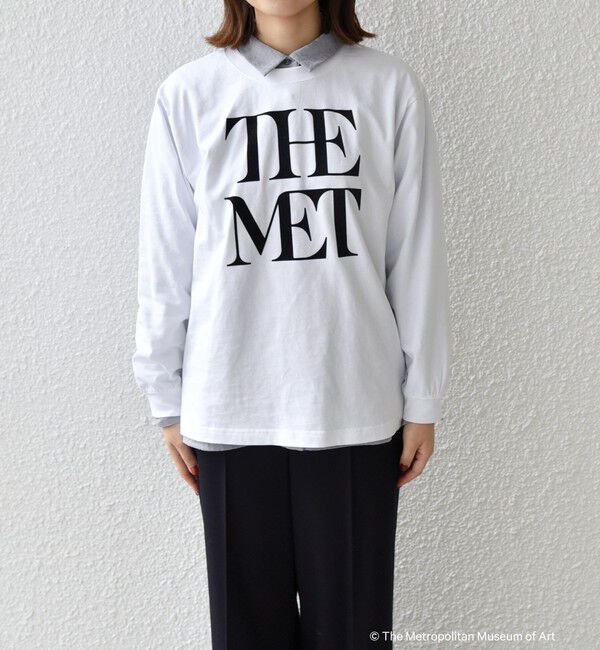 SHIPS Colors 「SHIPS Colors:The Met コラボ フロッキー ロゴ Tシャツ 2」|Tシャツ・カットソー|