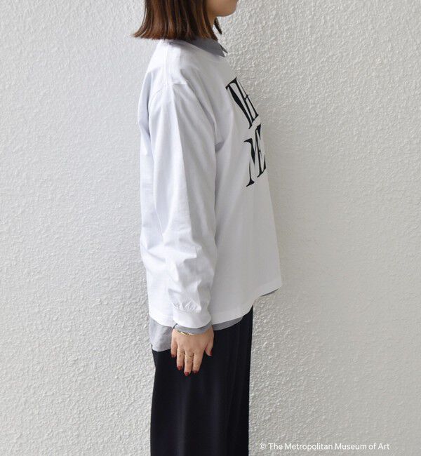 SHIPS Colors 「SHIPS Colors:The Met コラボ フロッキー ロゴ Tシャツ 2」|Tシャツ・カットソー|