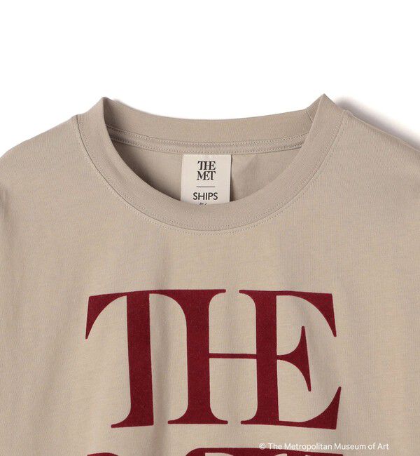 SHIPS Colors 「SHIPS Colors:The Met コラボ フロッキー ロゴ Tシャツ 2」|Tシャツ・カットソー|