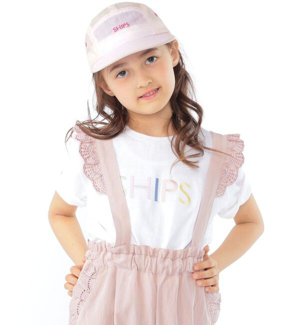 SHIPS KIDS「SHIPS KIDS:100～130cm / SHIPS ロゴ 半袖Tシャツ」|Tシャツ・カットソー|