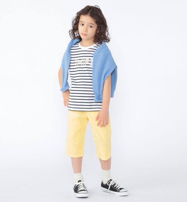 SHIPS KIDS「SHIPS KIDS:100～130cm / SHIPS ロゴ 半袖Tシャツ」|Tシャツ・カットソー|