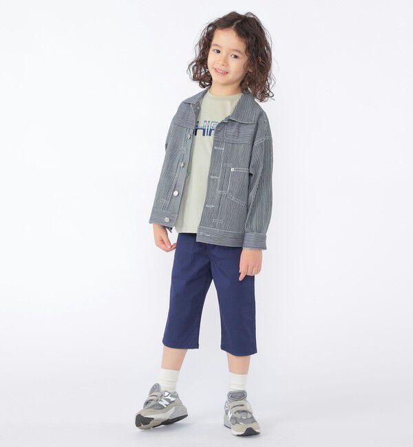 SHIPS KIDS「SHIPS KIDS:100～130cm / SHIPS ロゴ 半袖Tシャツ」|Tシャツ・カットソー|