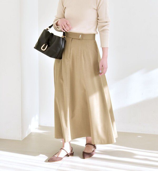 quaranciel「quaranciel:〈洗濯機可能〉ロング フレア スカート」|スカート|