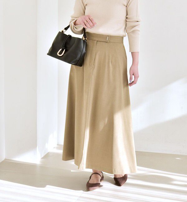 quaranciel「quaranciel:〈洗濯機可能〉ロング フレア スカート」|スカート|