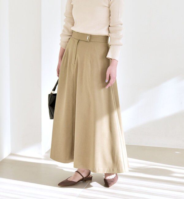 quaranciel「quaranciel:〈洗濯機可能〉ロング フレア スカート」|スカート|