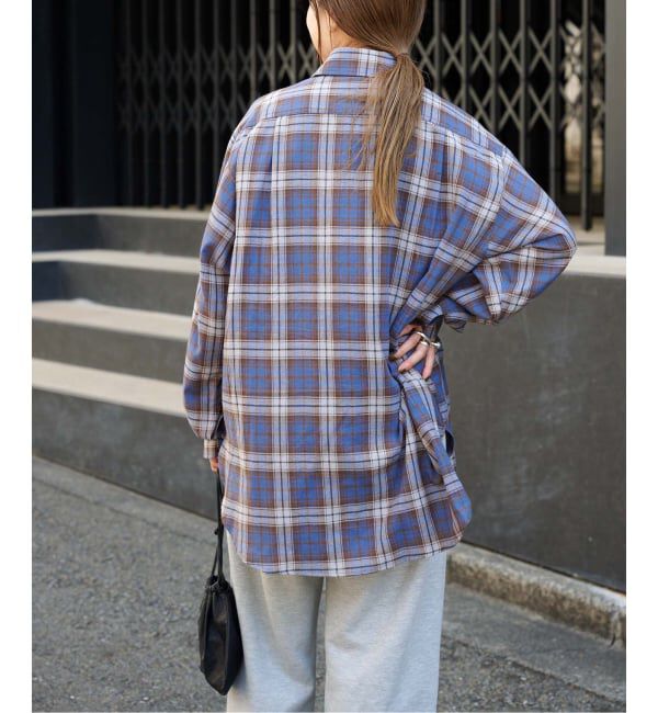 OUTDOOR PRODUCTS Usual Things「チェックスプレッドカラーシャツ」|シャツ・ブラウス|