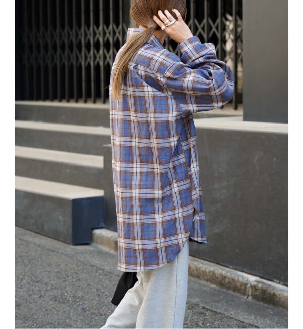 OUTDOOR PRODUCTS Usual Things「チェックスプレッドカラーシャツ」|シャツ・ブラウス|