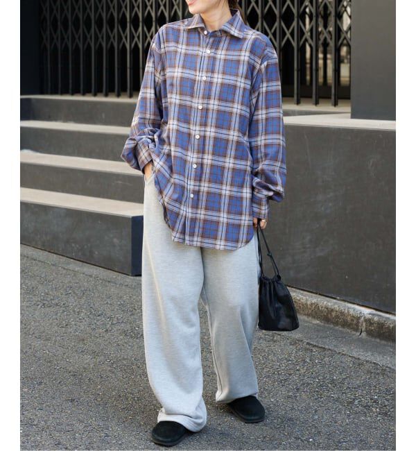 OUTDOOR PRODUCTS Usual Things「チェックスプレッドカラーシャツ」|シャツ・ブラウス|