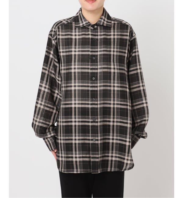 OUTDOOR PRODUCTS Usual Things「チェックスプレッドカラーシャツ」|シャツ・ブラウス|