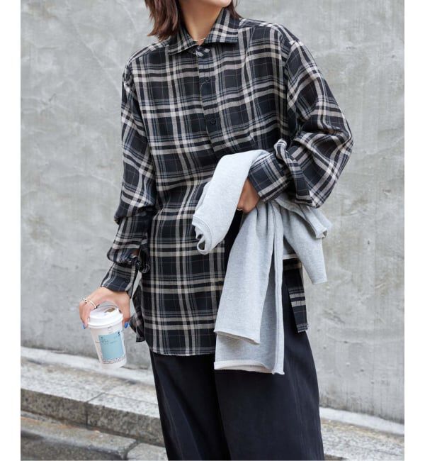 OUTDOOR PRODUCTS Usual Things「チェックスプレッドカラーシャツ」|シャツ・ブラウス|