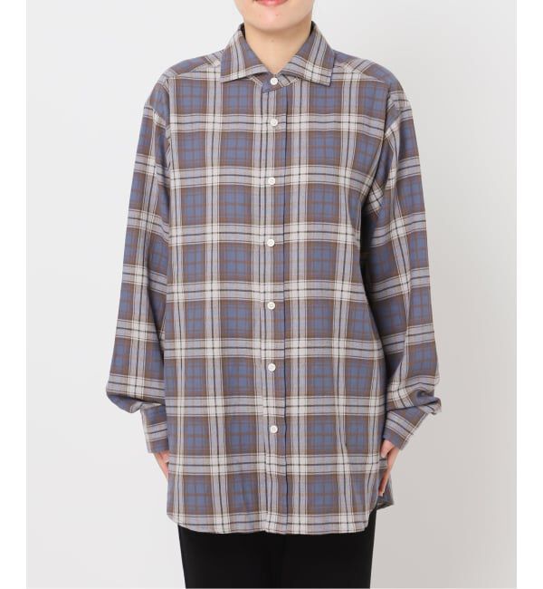 OUTDOOR PRODUCTS Usual Things「チェックスプレッドカラーシャツ」|シャツ・ブラウス|