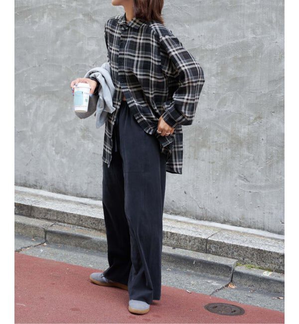 OUTDOOR PRODUCTS Usual Things「チェックスプレッドカラーシャツ」|シャツ・ブラウス|