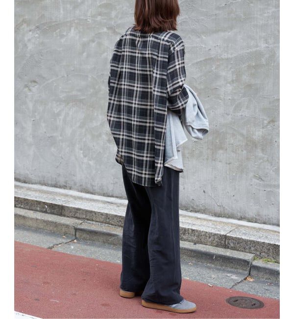 OUTDOOR PRODUCTS Usual Things「チェックスプレッドカラーシャツ」|シャツ・ブラウス|