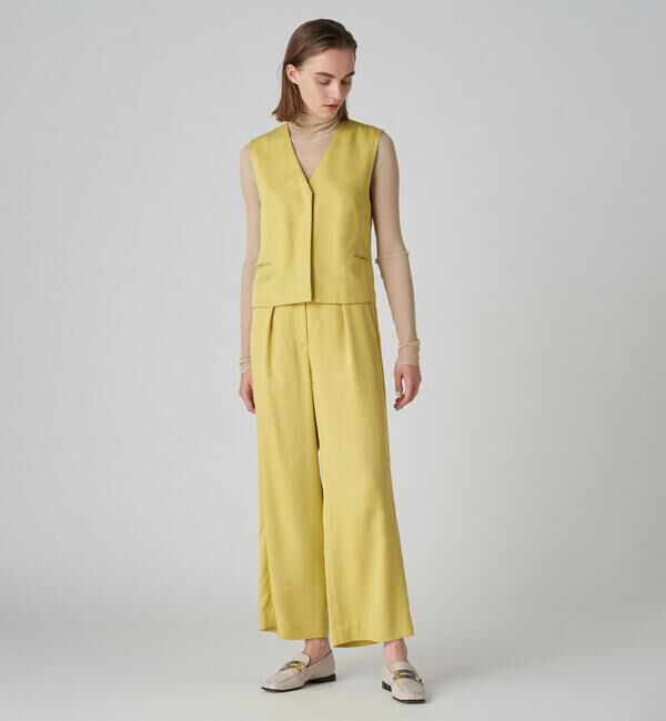 Ballsey「グロッシーツイル コンパクトジレ」|ベスト・ジレ|