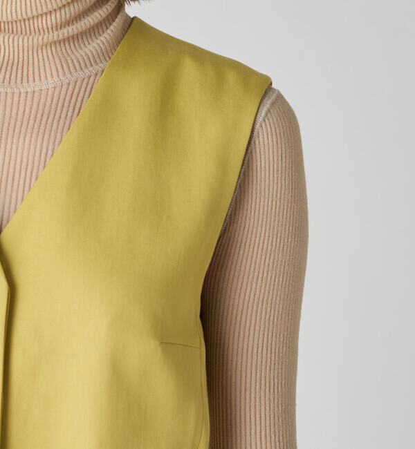 Ballsey「グロッシーツイル コンパクトジレ」|ベスト・ジレ|