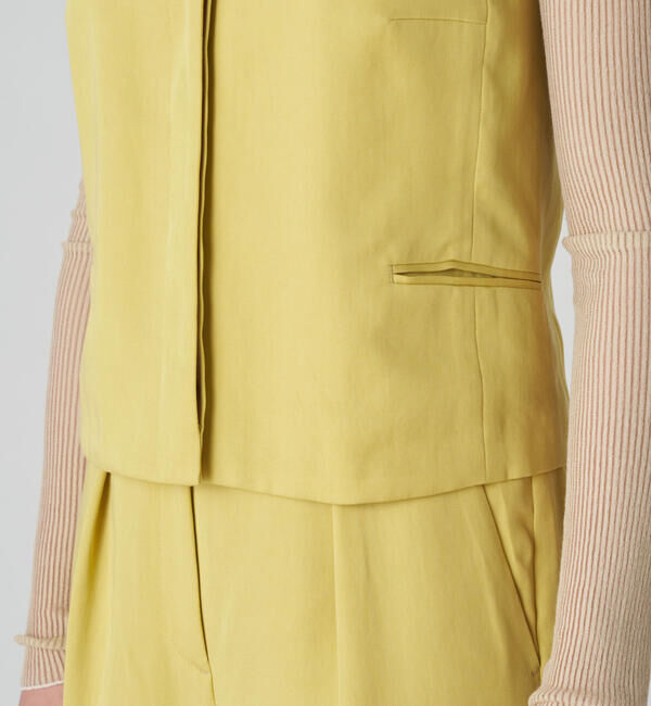 Ballsey「グロッシーツイル コンパクトジレ」|ベスト・ジレ|