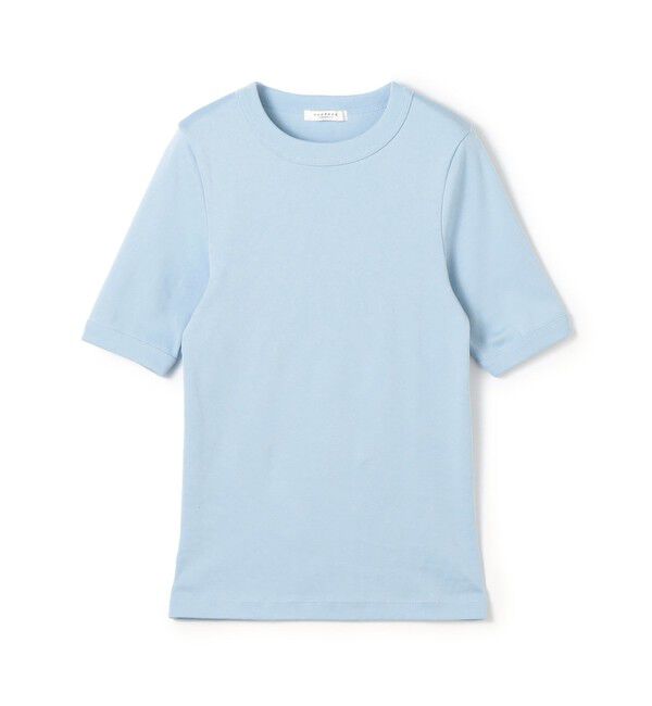 MACPHEE「シルキージャージー ハーフスリーブプルオーバー」|Tシャツ・カットソー|63 ライトブルー