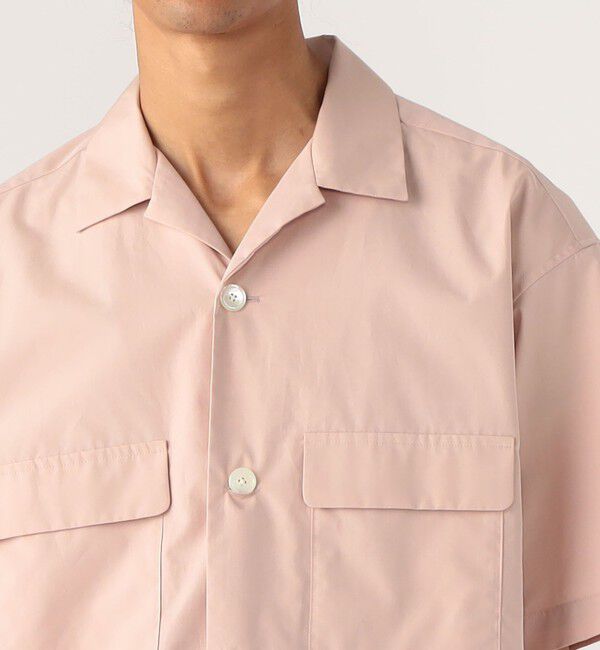 CABaN「CABaN コットンシャンブレー ダブルポケット半袖シャツ」|シャツ・ブラウス|