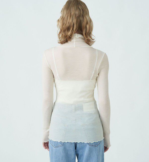 MACPHEE「テクノリブ タートルネックプルオーバー」|Tシャツ・カットソー|