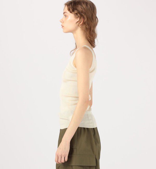TOMORROWLAND BUYING WEAR「UNION LAUNCH WASHABLE SILK RIB TANK TOP タンクトップ」|タンクトップ|
