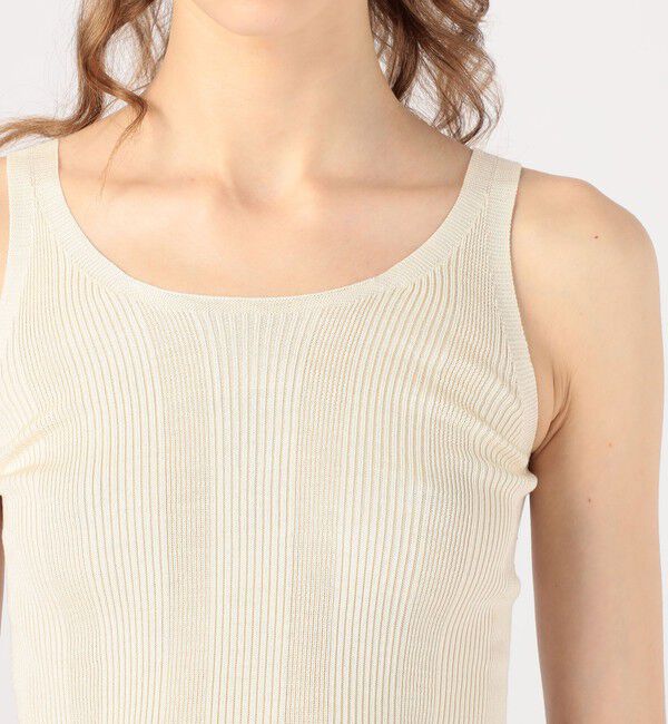 TOMORROWLAND BUYING WEAR「UNION LAUNCH WASHABLE SILK RIB TANK TOP タンクトップ」|タンクトップ|