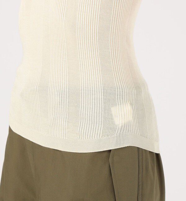 TOMORROWLAND BUYING WEAR「UNION LAUNCH WASHABLE SILK RIB TANK TOP タンクトップ」|タンクトップ|