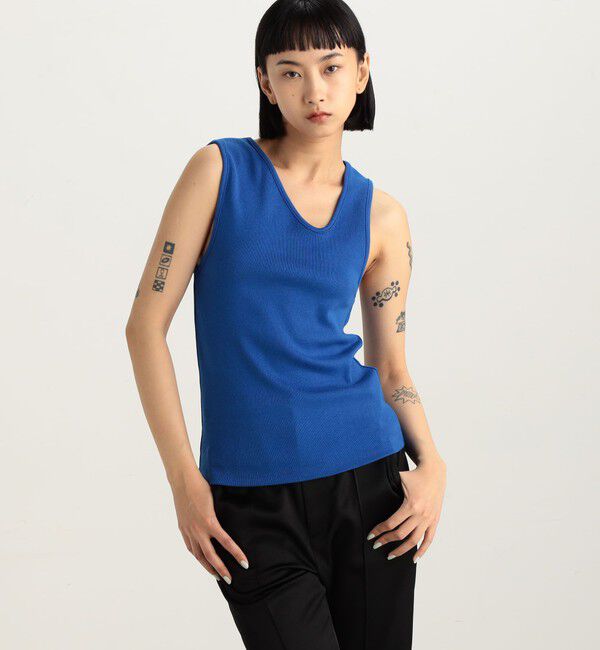 Edition「コットンフライス アシンメトリータンクトップ 」|タンクトップ|